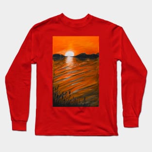 Sunset on King Island Long Sleeve T-Shirt